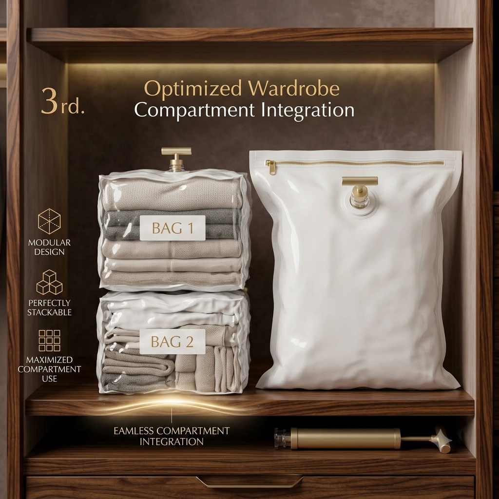 Wardrobe Space Saver Kit – Compress 3X More Clothes in the Same Space (Pack of 5)
